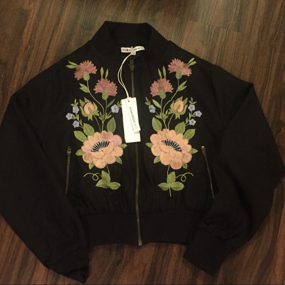 Glamorous petite bomber jacket